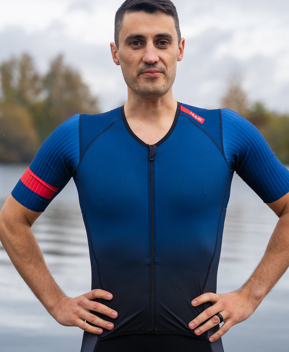 4882 Pro Aero Open Zip Tri Suit - Men's