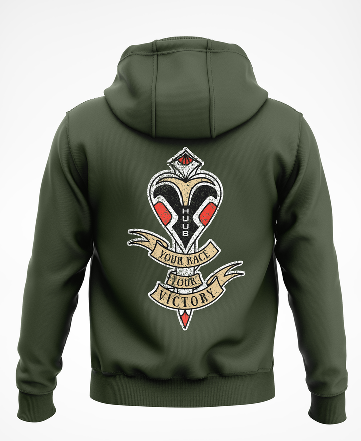 'Your Race, Your Victory' Hoodie - Green