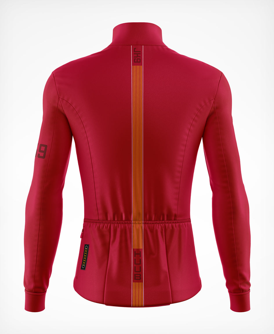 JK9 - Jason Kenny Long Sleeve Jersey Cherry Red - Men's