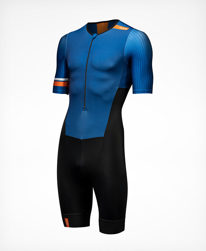 Mittsu Aero Tri Suit - Navy/Orange