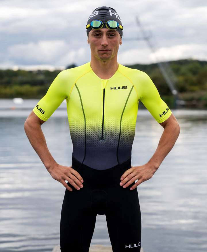 Commit Long Course Tri Suit Fluo Yellow - Men's