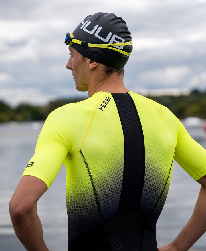 Commit Long Course Tri Suit Fluo Yellow - Men's