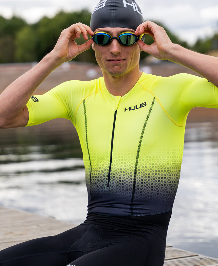 Commit Long Course Tri Suit Fluo Yellow - Men's