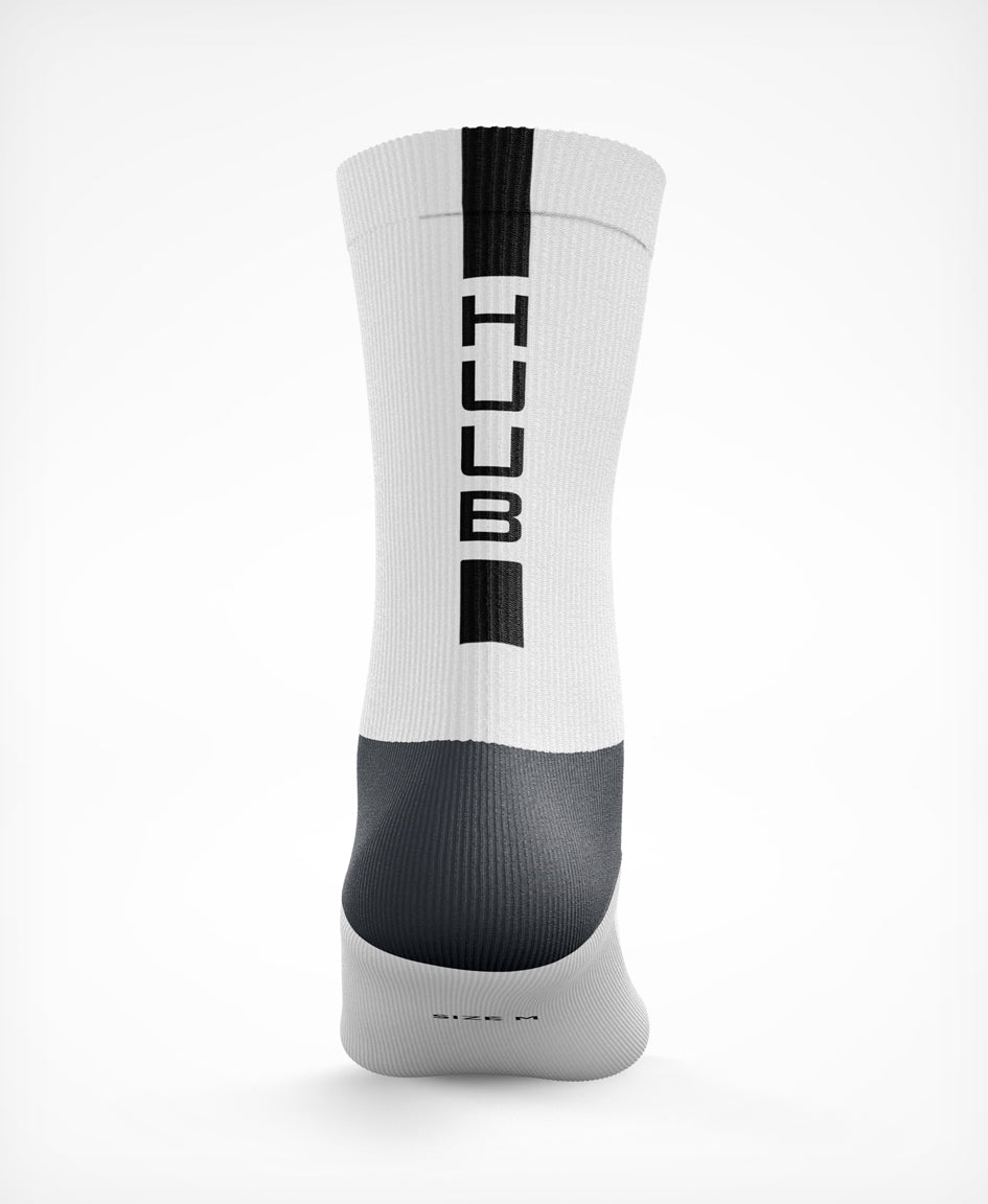 HUUB Cycling Socks - White