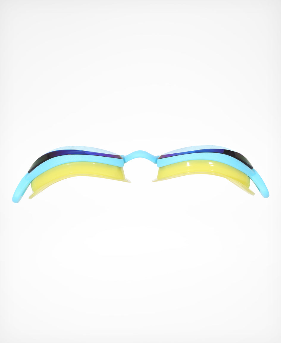 Pinnacle Air Seal Swim Goggle - Aqua/Fluo Yellow
