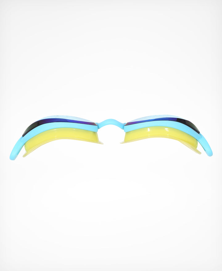 Pinnacle Air Seal Swim Goggle - Aqua/Fluo Yellow