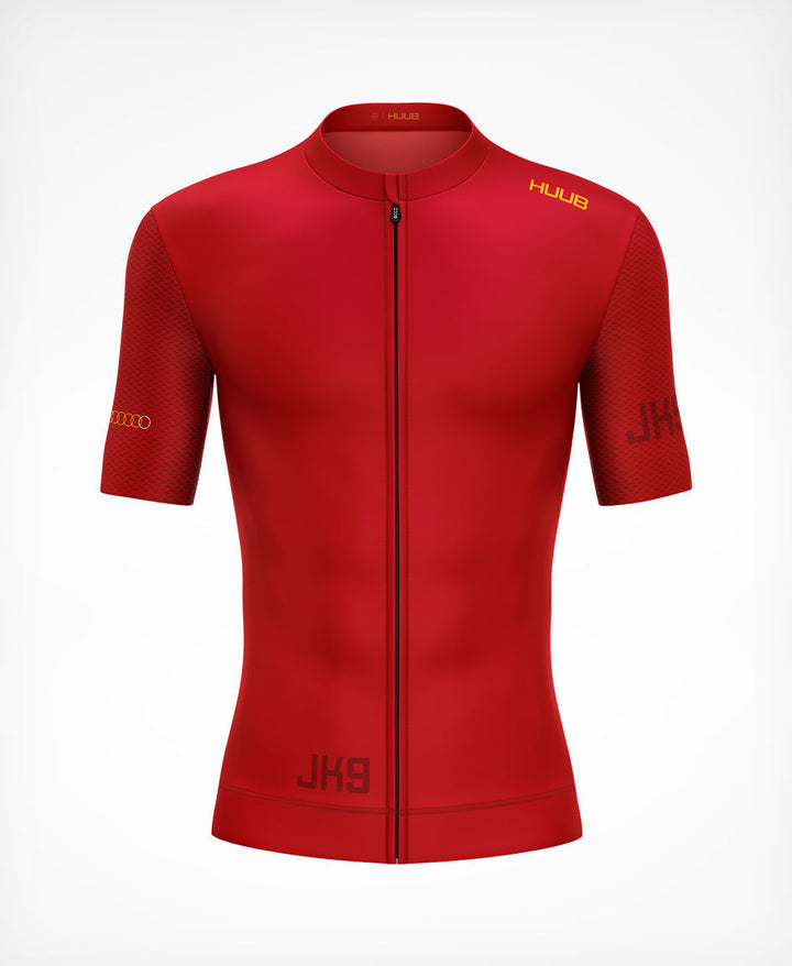 JK9 - Jason Kenny Short Sleeve Jersey Cherry Red - Men's